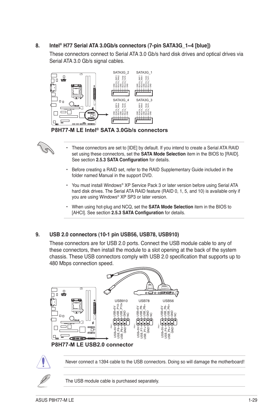 Intel, P8h77-m le intel | Asus P8H77-M LE User Manual | Page 39 / 78