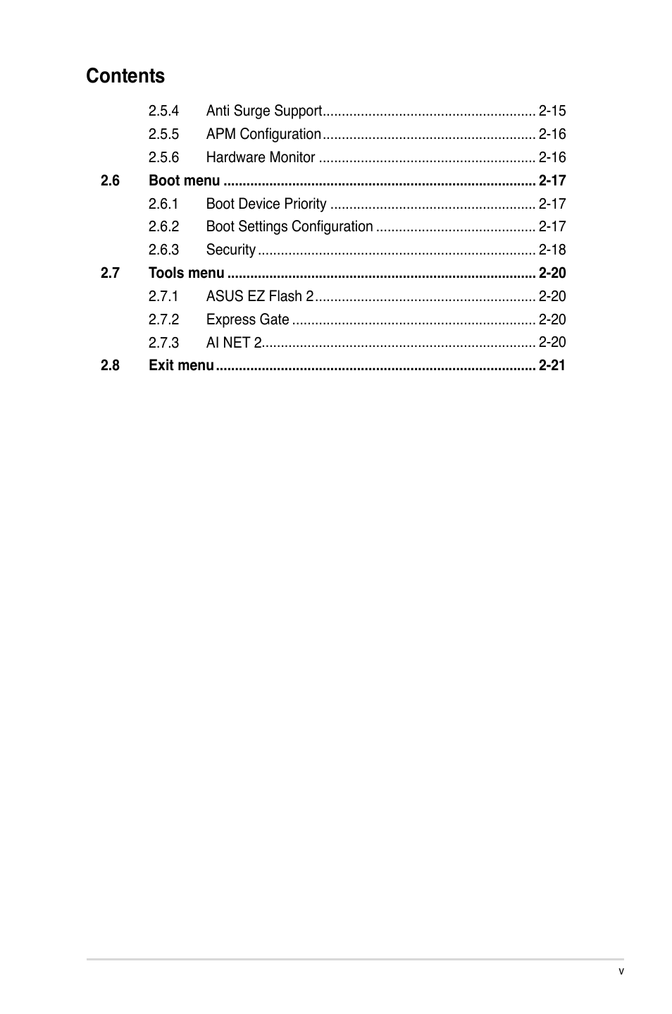 Asus P5G41T-M LE User Manual | Page 5 / 58