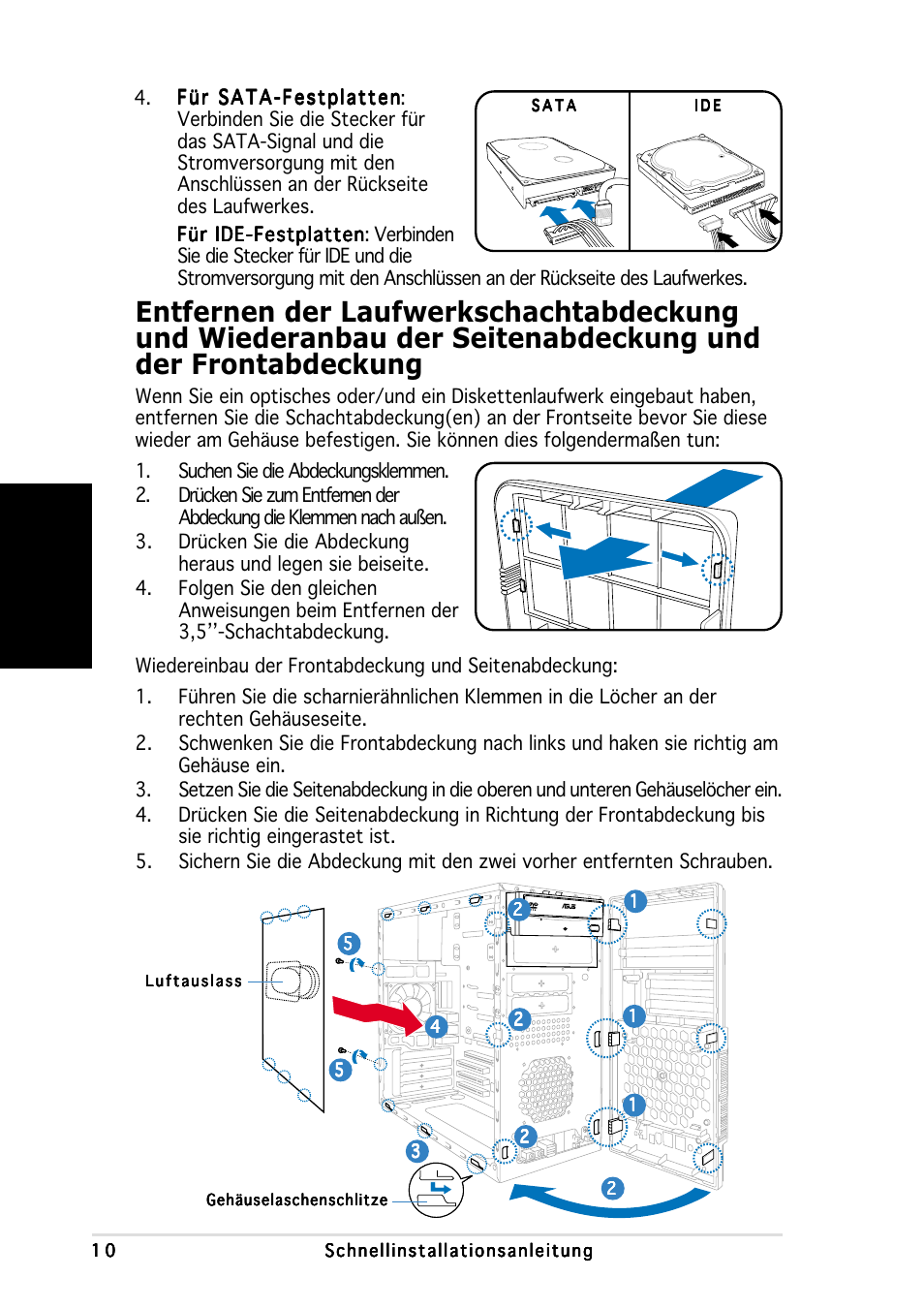 Deutsch | Asus V2-PH1 User Manual | Page 30 / 100