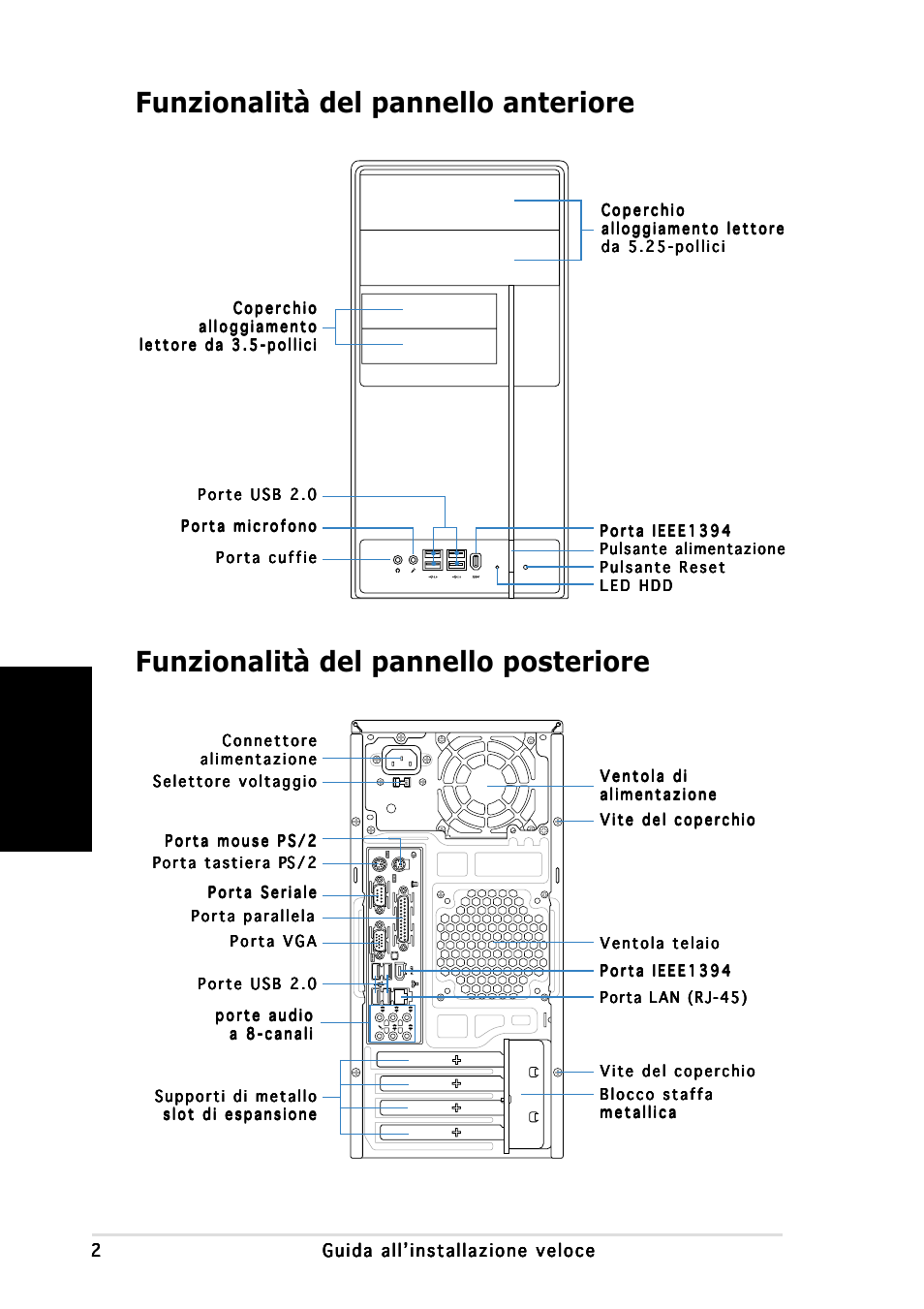 Italiano | Asus V2-PH1 User Manual | Page 32 / 100