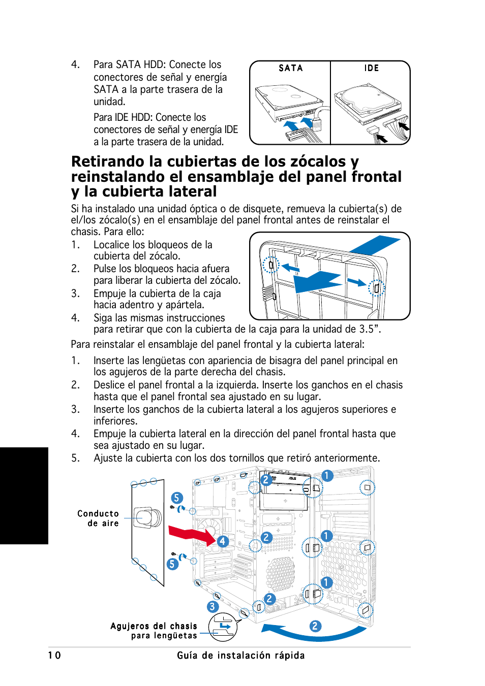 Espa ñ ol | Asus V2-PH1 User Manual | Page 50 / 100