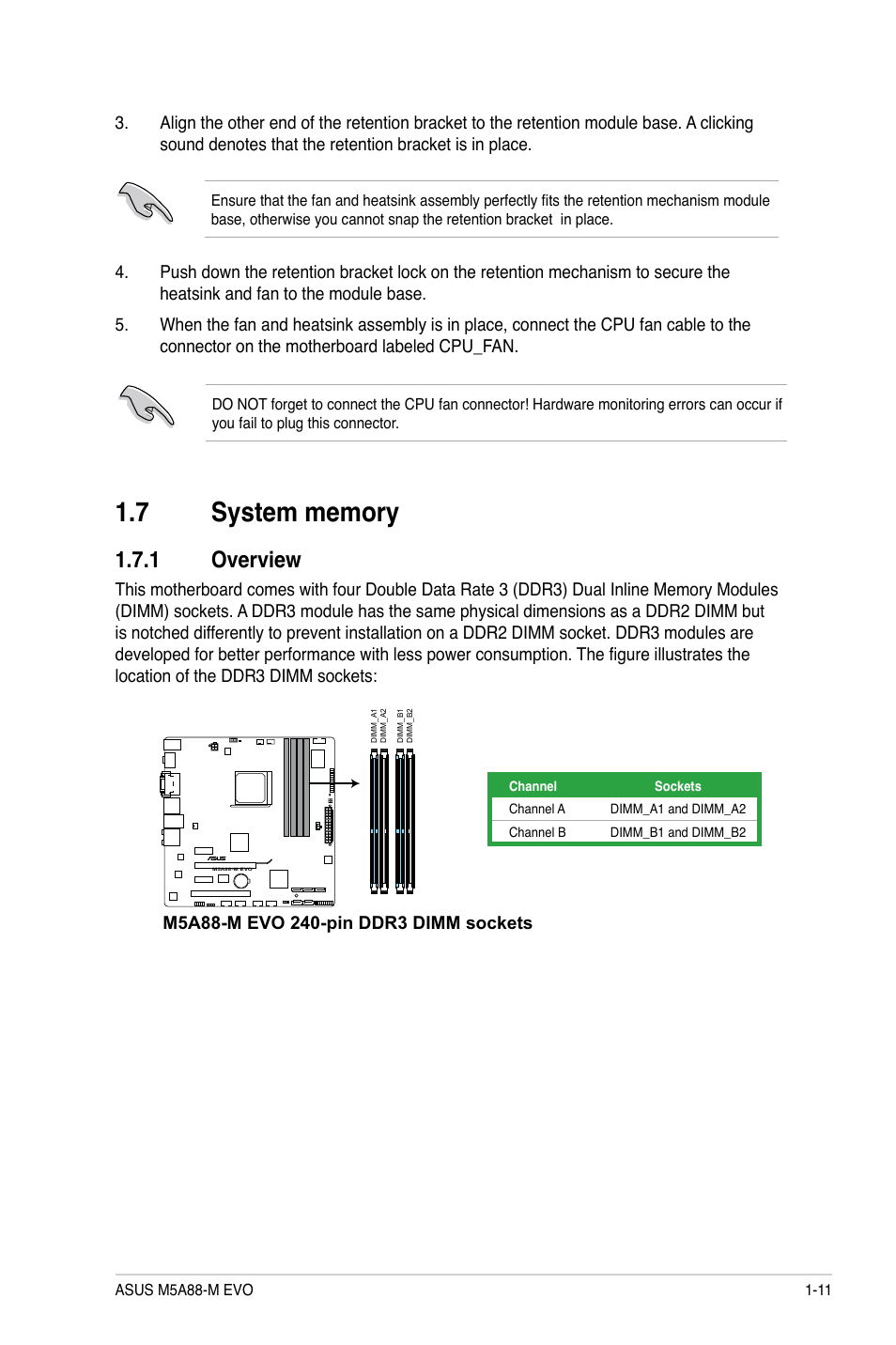 1 overview | Asus M5A88-M EVO User Manual | Page 23 / 80