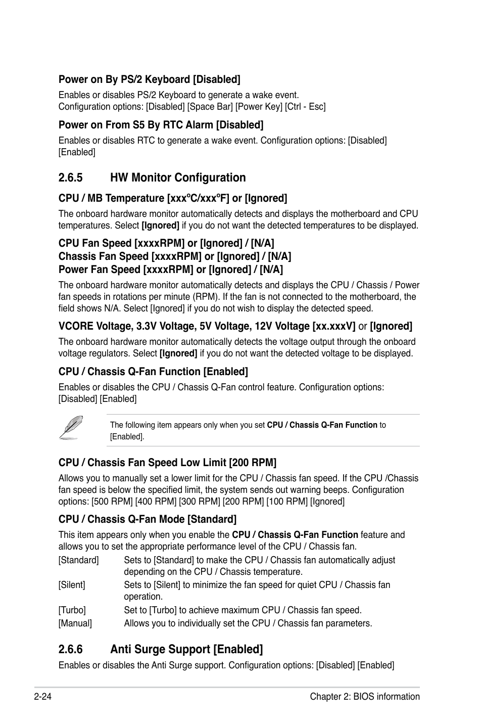 5 hw monitor configuration, 6 anti surge support [enabled | Asus M5A88-M EVO User Manual | Page 72 / 80