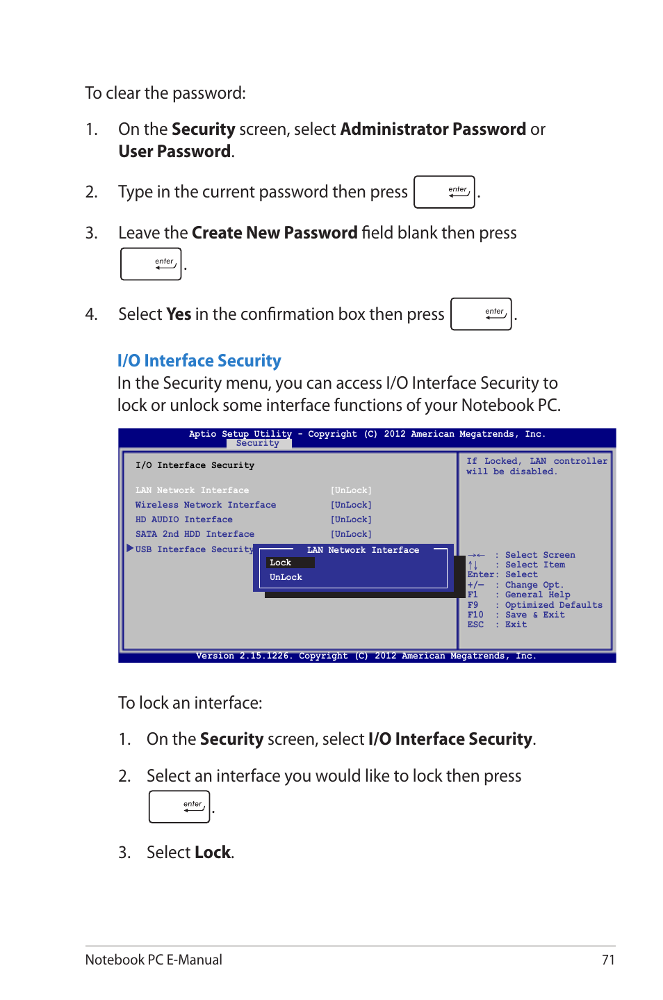 Asus V500CA User Manual | Page 71 / 102