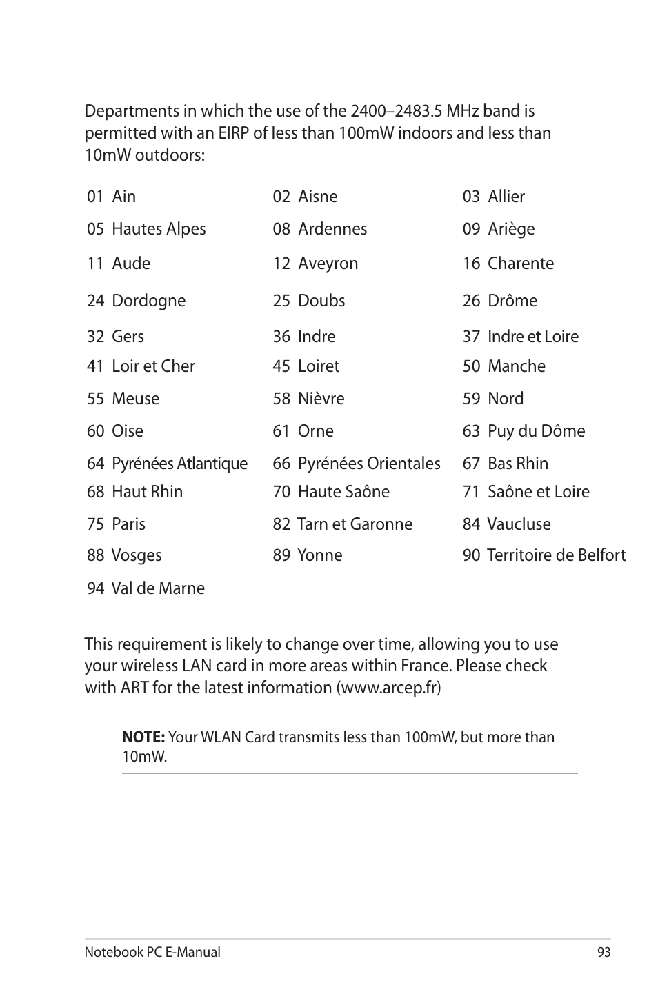 Asus V500CA User Manual | Page 93 / 102