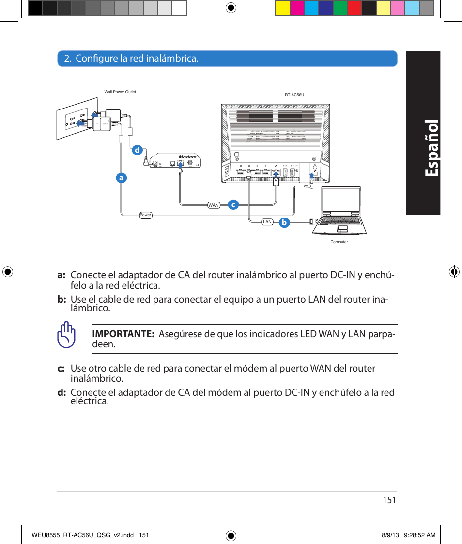 Español | Asus RT-AC56U User Manual | Page 151 / 182