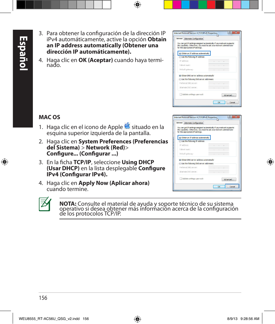 Español | Asus RT-AC56U User Manual | Page 156 / 182