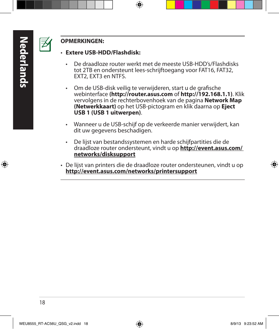 Neder lands | Asus RT-AC56U User Manual | Page 18 / 182