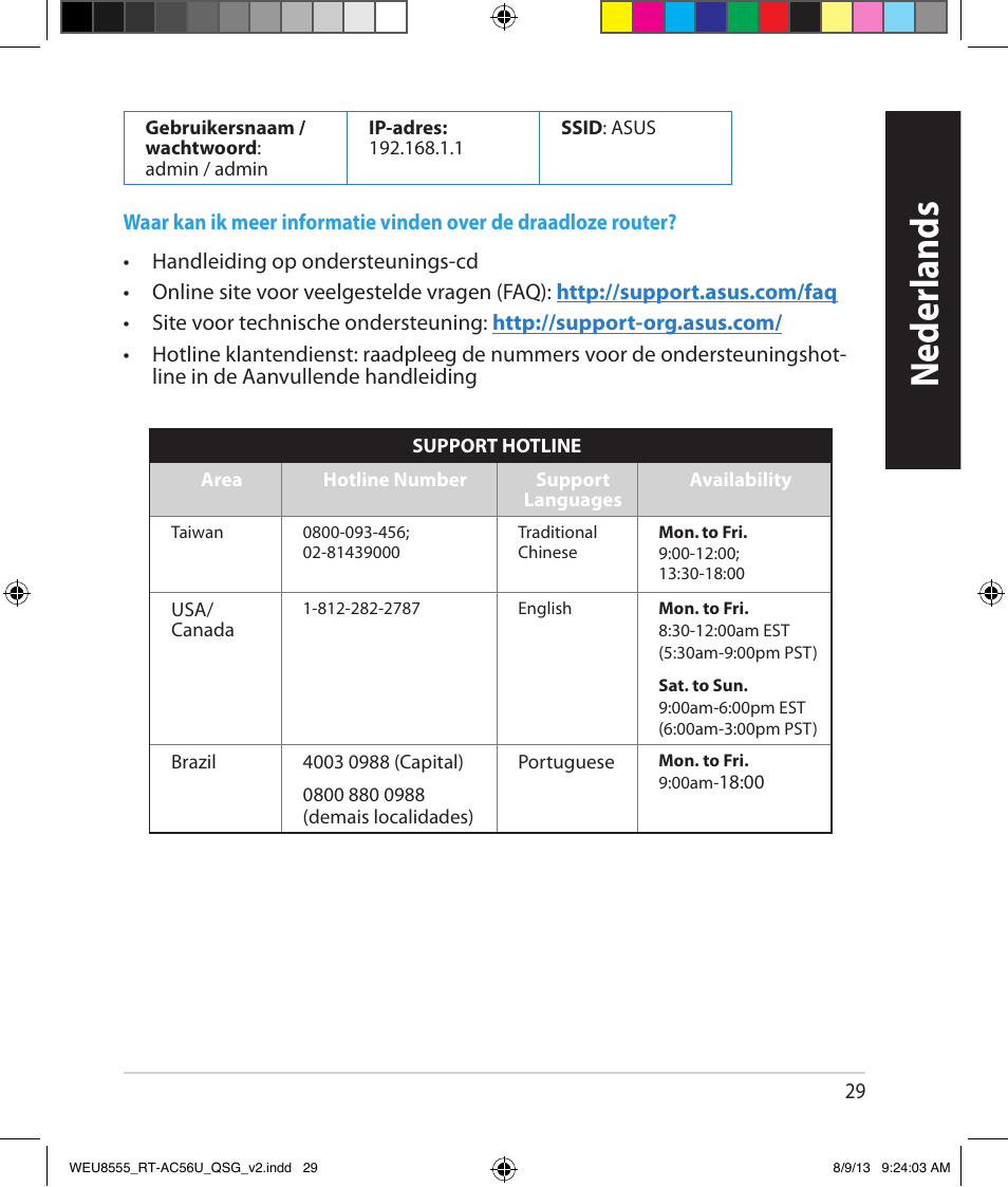 Neder lands | Asus RT-AC56U User Manual | Page 29 / 182