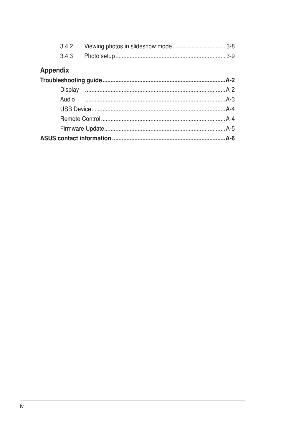 Asus O!Play HDP-R1 User Manual | Page 4 / 38