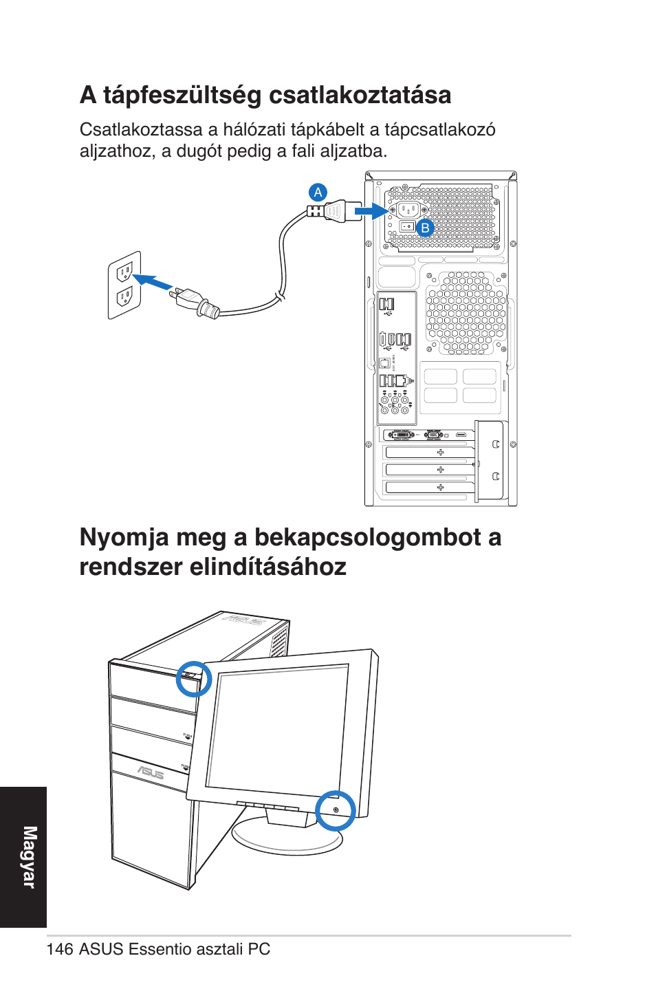 Magyar | Asus CG5290 User Manual | Page 146 / 262