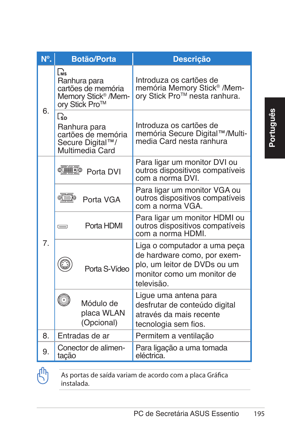 Asus CG5290 User Manual | Page 195 / 262