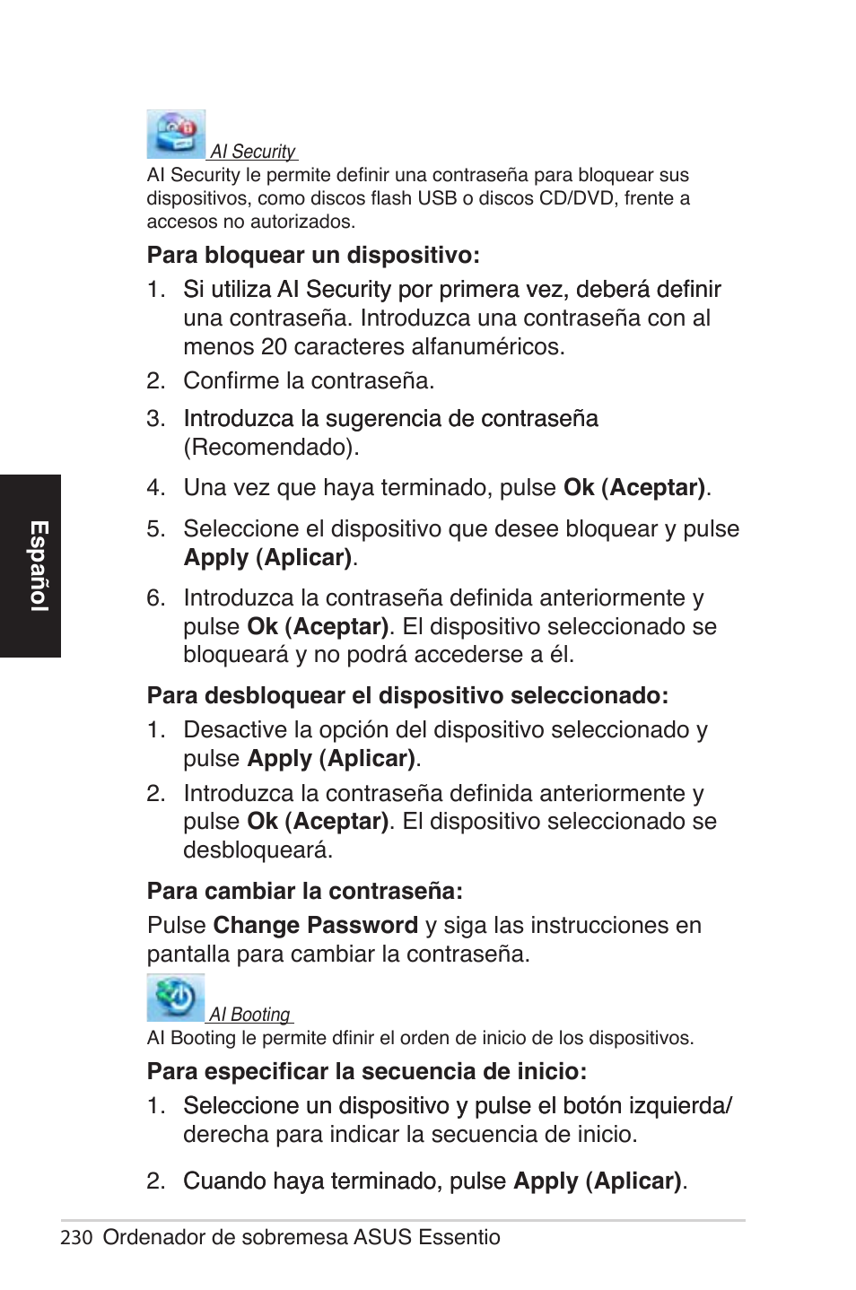 Asus CG5290 User Manual | Page 230 / 262