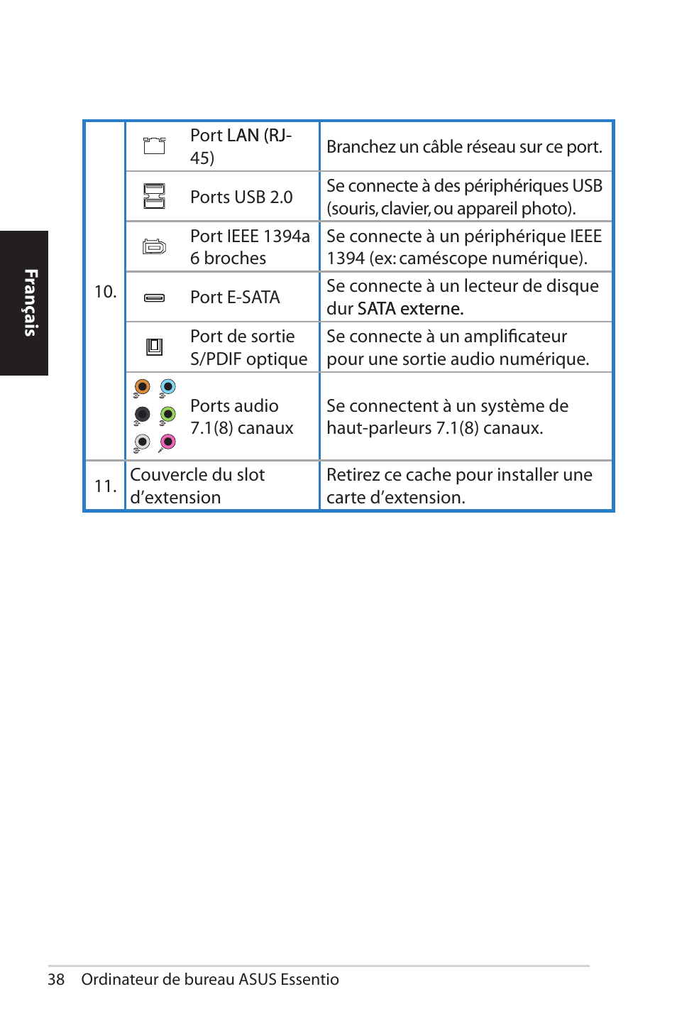 Asus CG5290 User Manual | Page 38 / 262