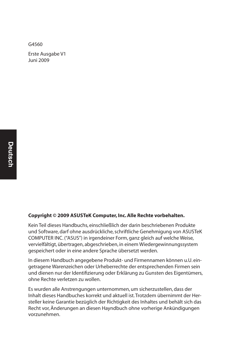 Deutsch | Asus CG5290 User Manual | Page 54 / 262