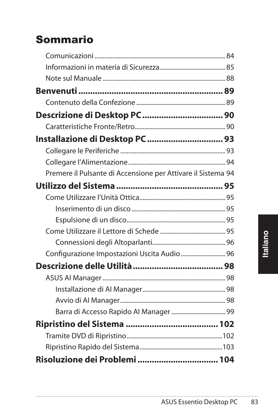 Asus CG5290 User Manual | Page 83 / 262