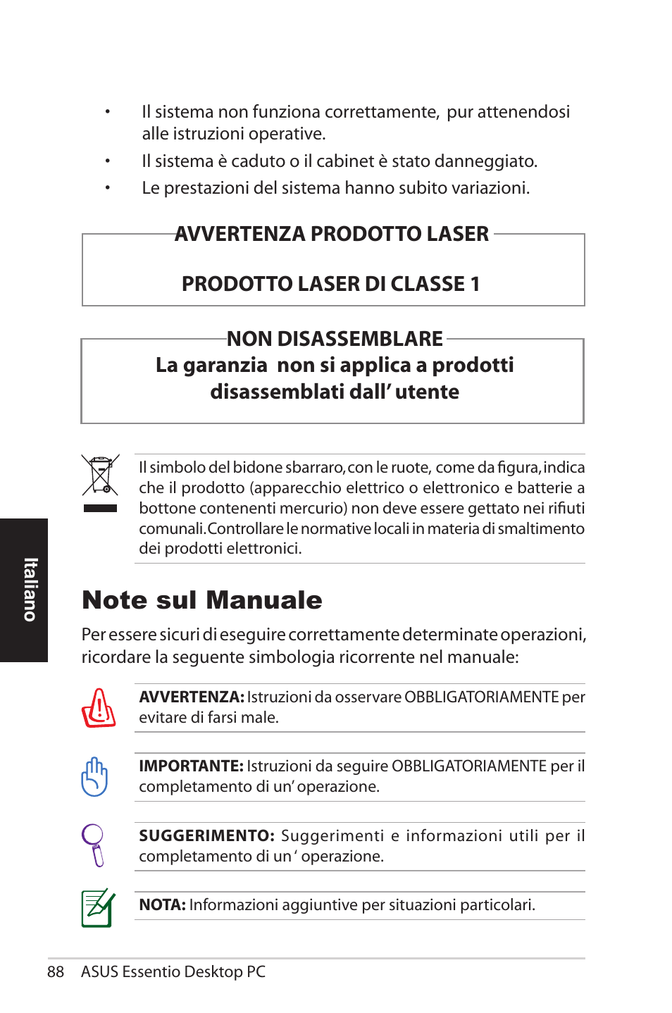 Anuale | Asus CG5290 User Manual | Page 88 / 262