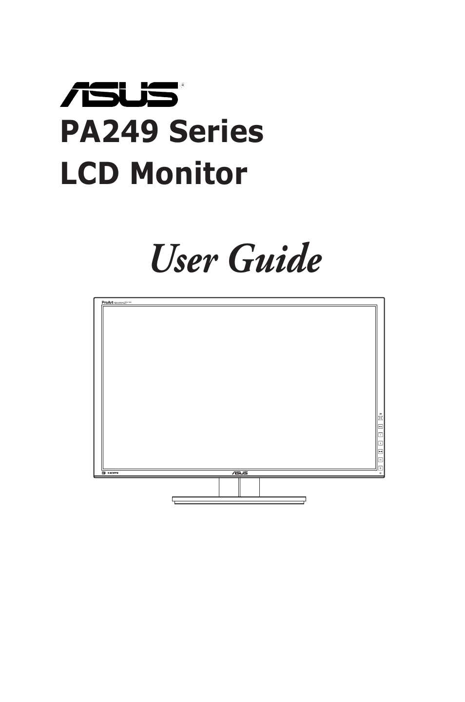 Asus PA249Q User Manual | 26 pages