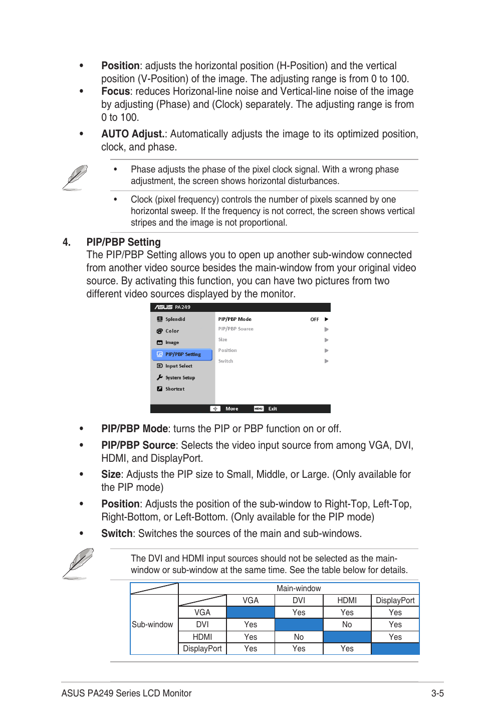 Asus PA249Q User Manual | Page 21 / 26