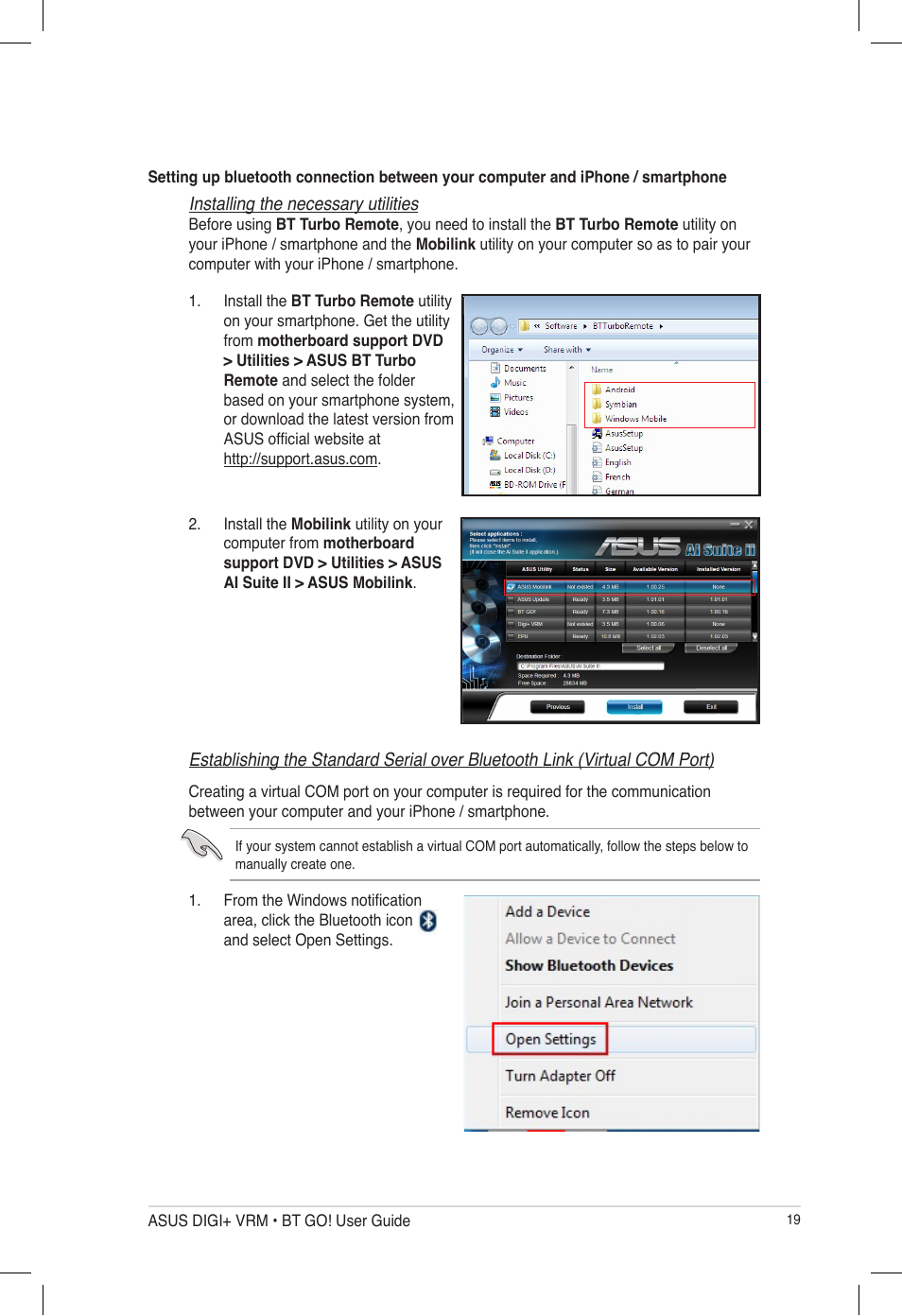 Asus P8P67 User Manual | Page 19 / 20