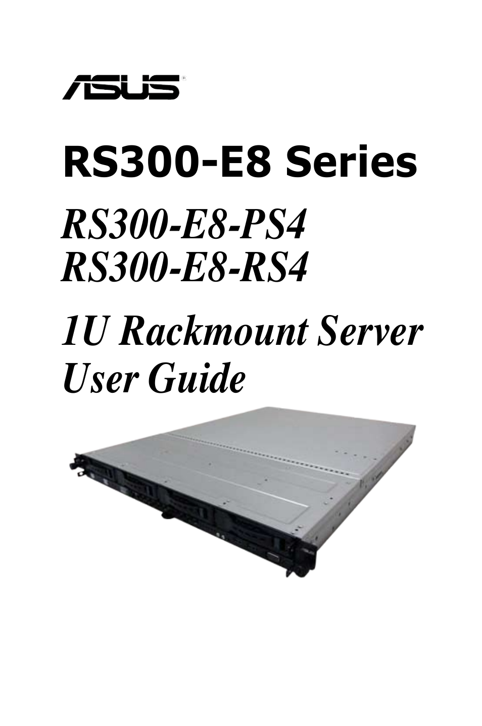 Asus RS300-E8-RS4 User Manual | 158 pages