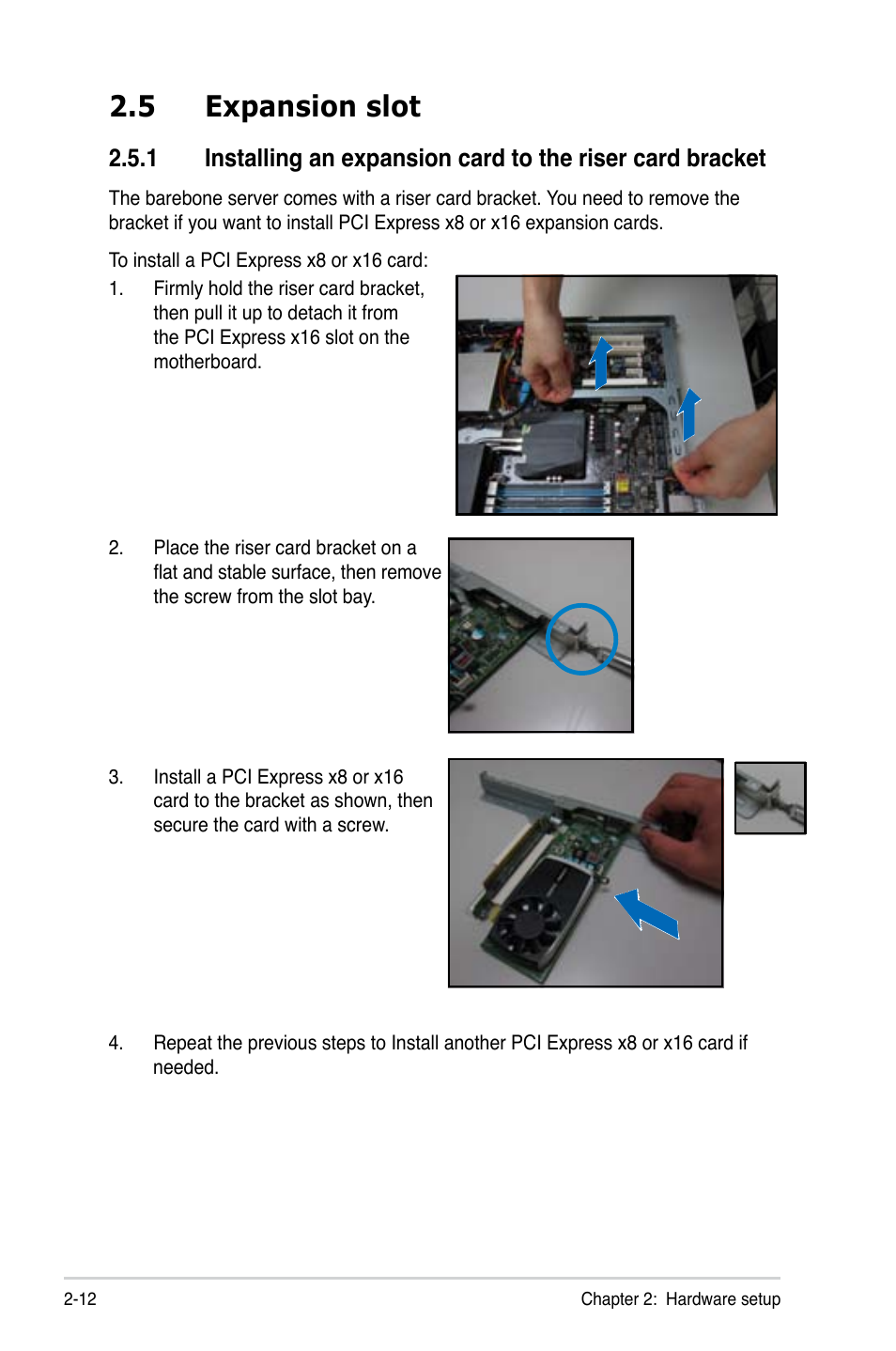 5 expansion slot | Asus RS300-E8-RS4 User Manual | Page 34 / 158