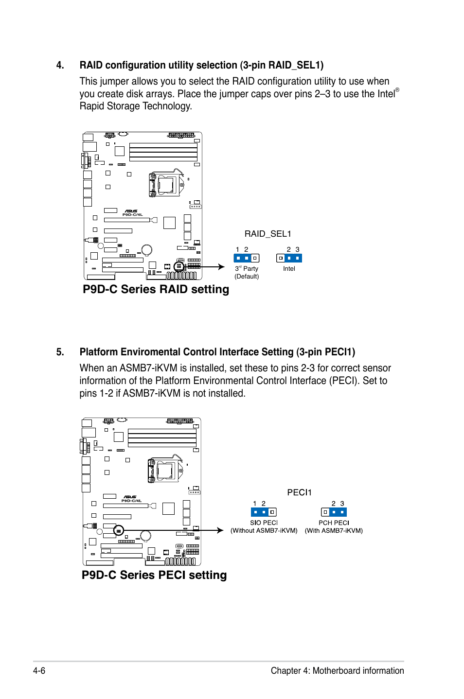P9d-c series raid setting | Asus RS300-E8-RS4 User Manual | Page 54 / 158