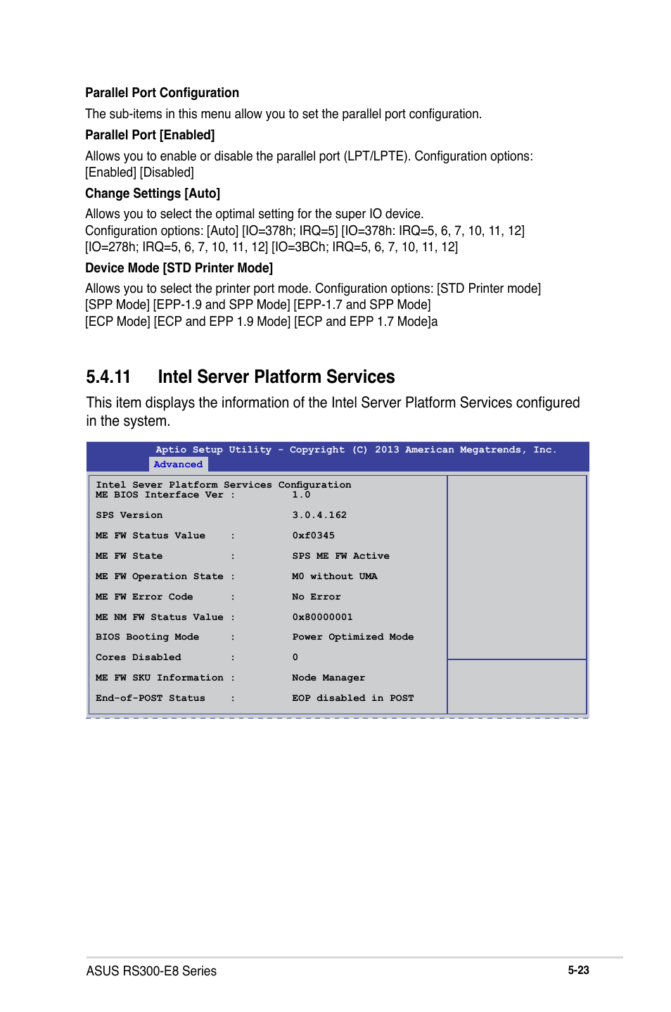 11 intel server platform services, Asus rs300-e8 series | Asus RS300-E8-RS4 User Manual | Page 93 / 158