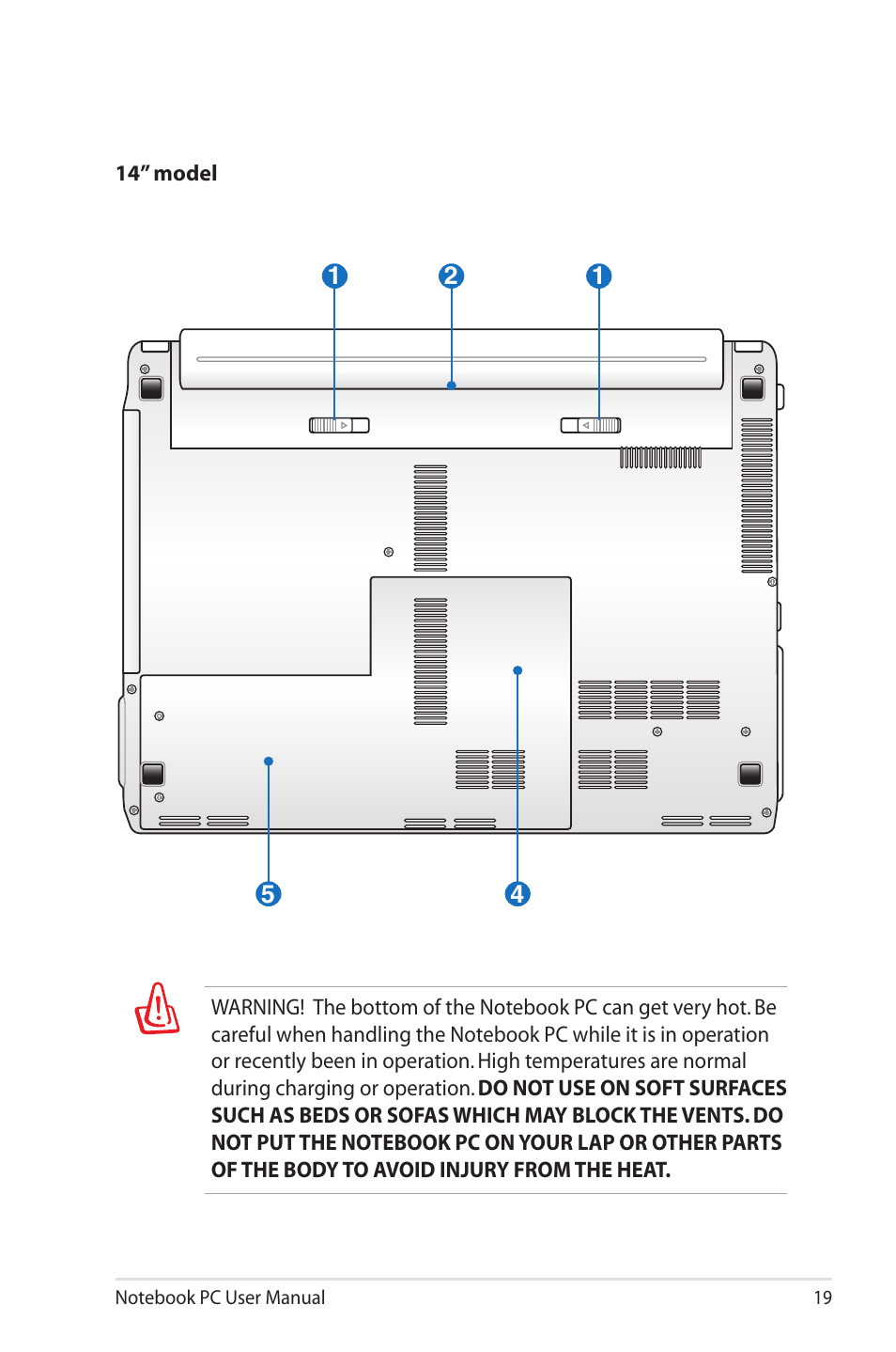 Asus X4ISV User Manual | Page 19 / 116