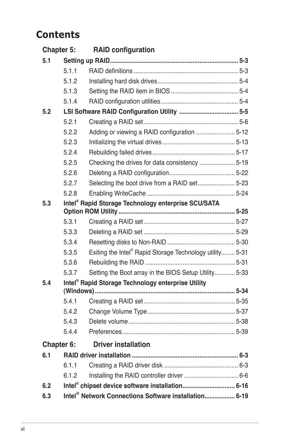 Asus Z9NR-D12 User Manual | Page 6 / 190