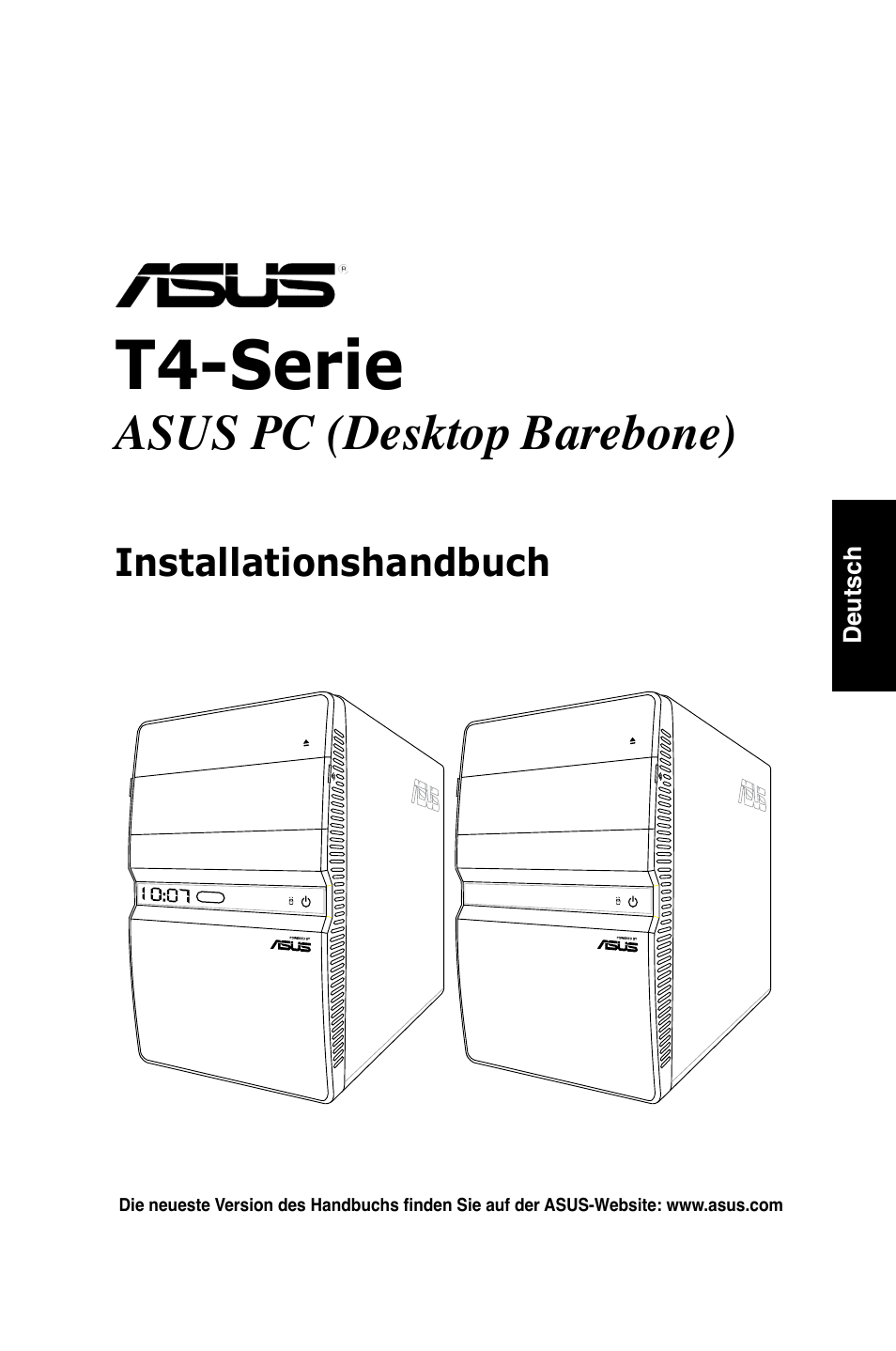 T4-serie, Asus pc (desktop barebone) | Asus T4-P5P43 User Manual | Page 17 / 80