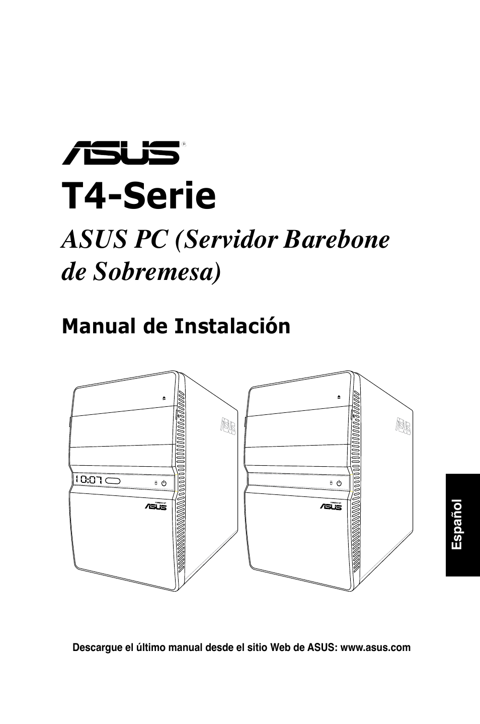 T4-serie, Asus pc (servidor barebone de sobremesa) | Asus T4-P5P43 User Manual | Page 33 / 80