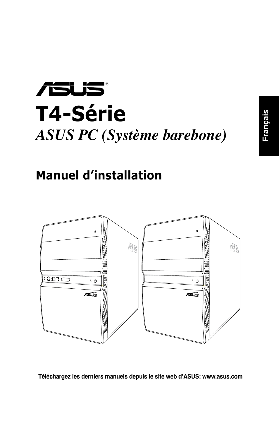 T4-série, Asus pc (système barebone) | Asus T4-P5P43 User Manual | Page 9 / 80