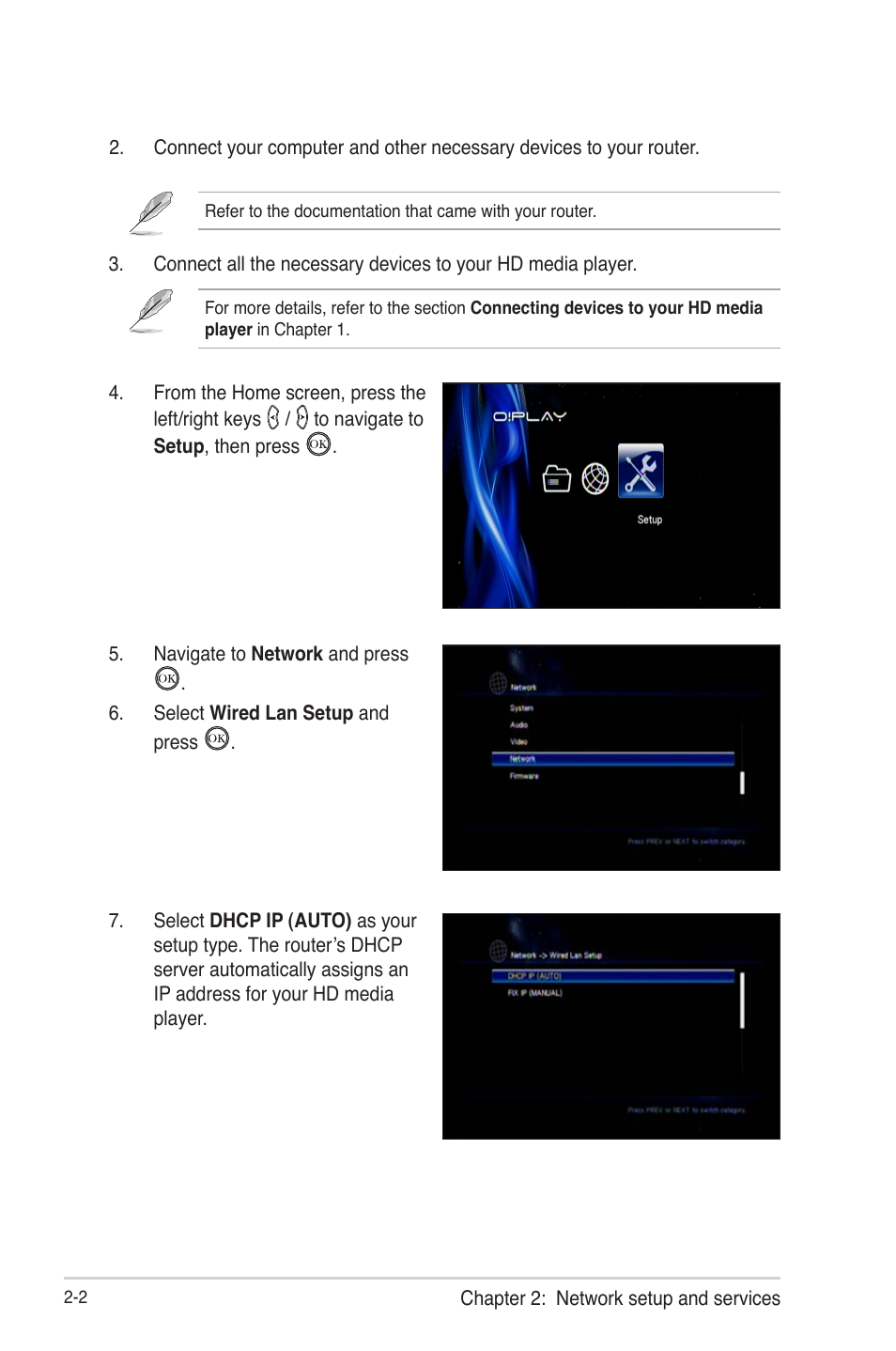 Asus O!Play Live User Manual | Page 22 / 66