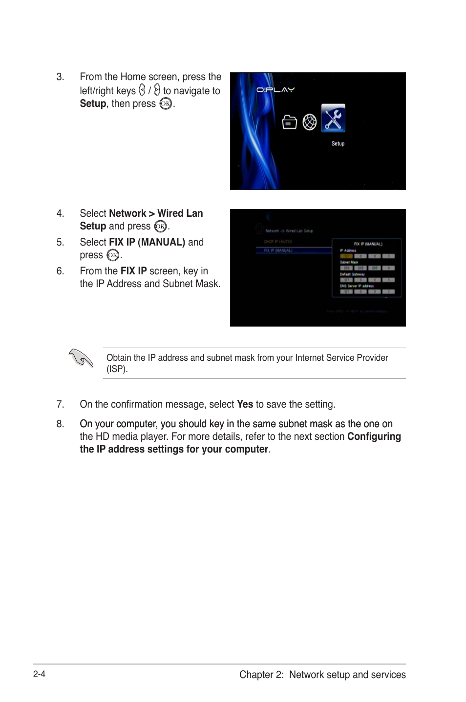 Asus O!Play Live User Manual | Page 24 / 66