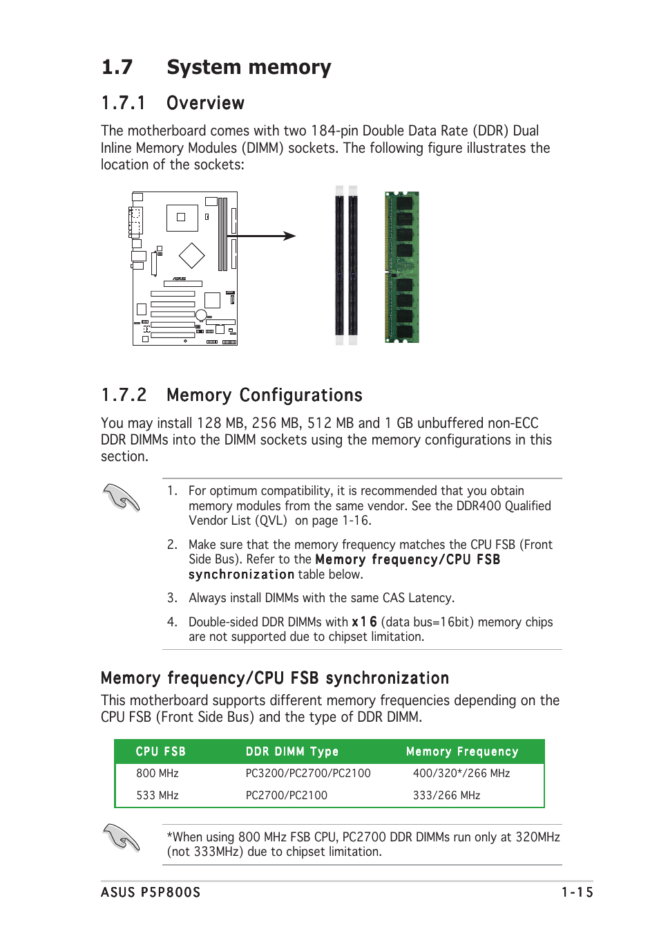 1 overview overview overview overview overview | Asus P5P800S User Manual | Page 27 / 88