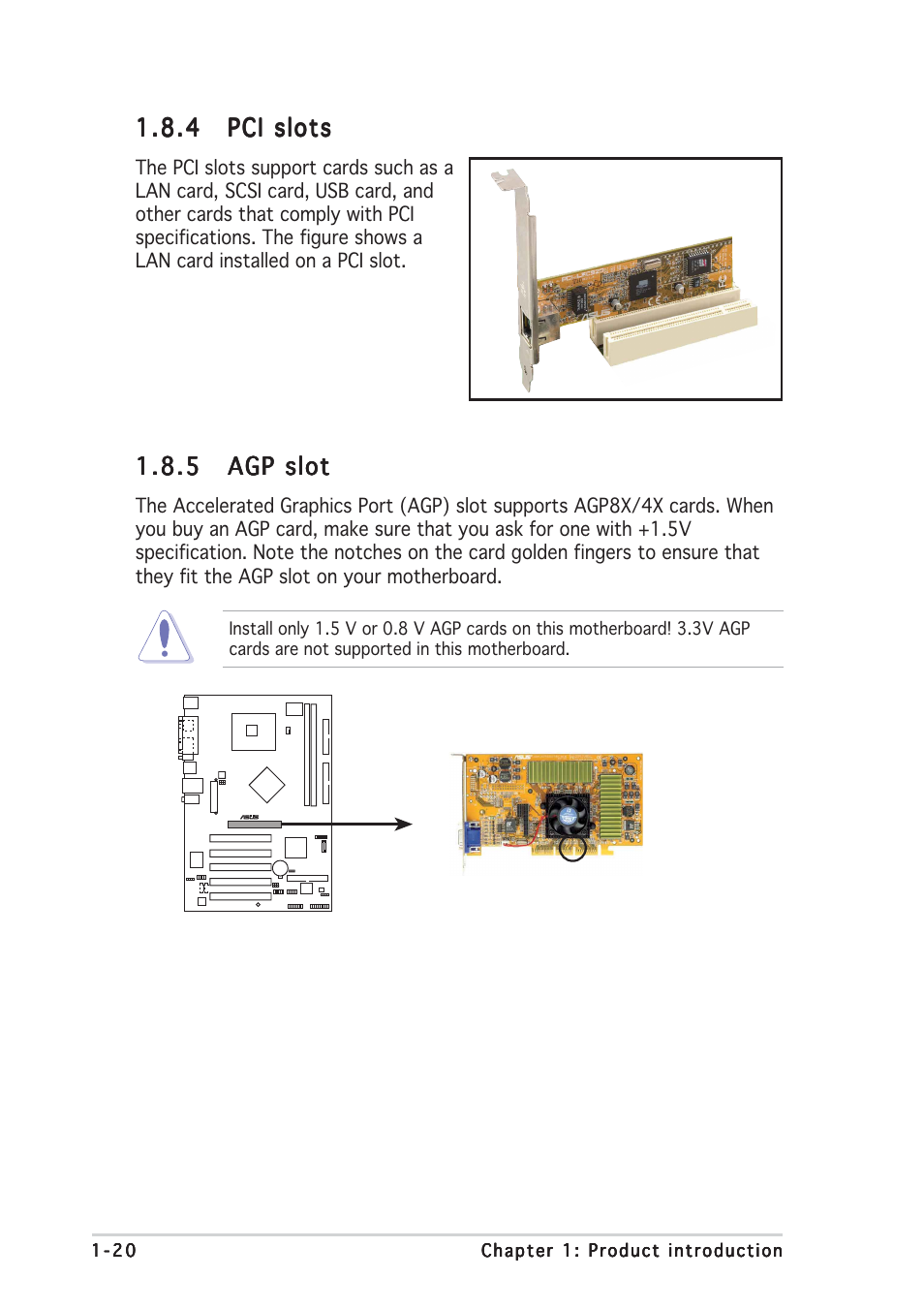 5 agp slot agp slot agp slot agp slot agp slot | Asus P5P800S User Manual | Page 32 / 88