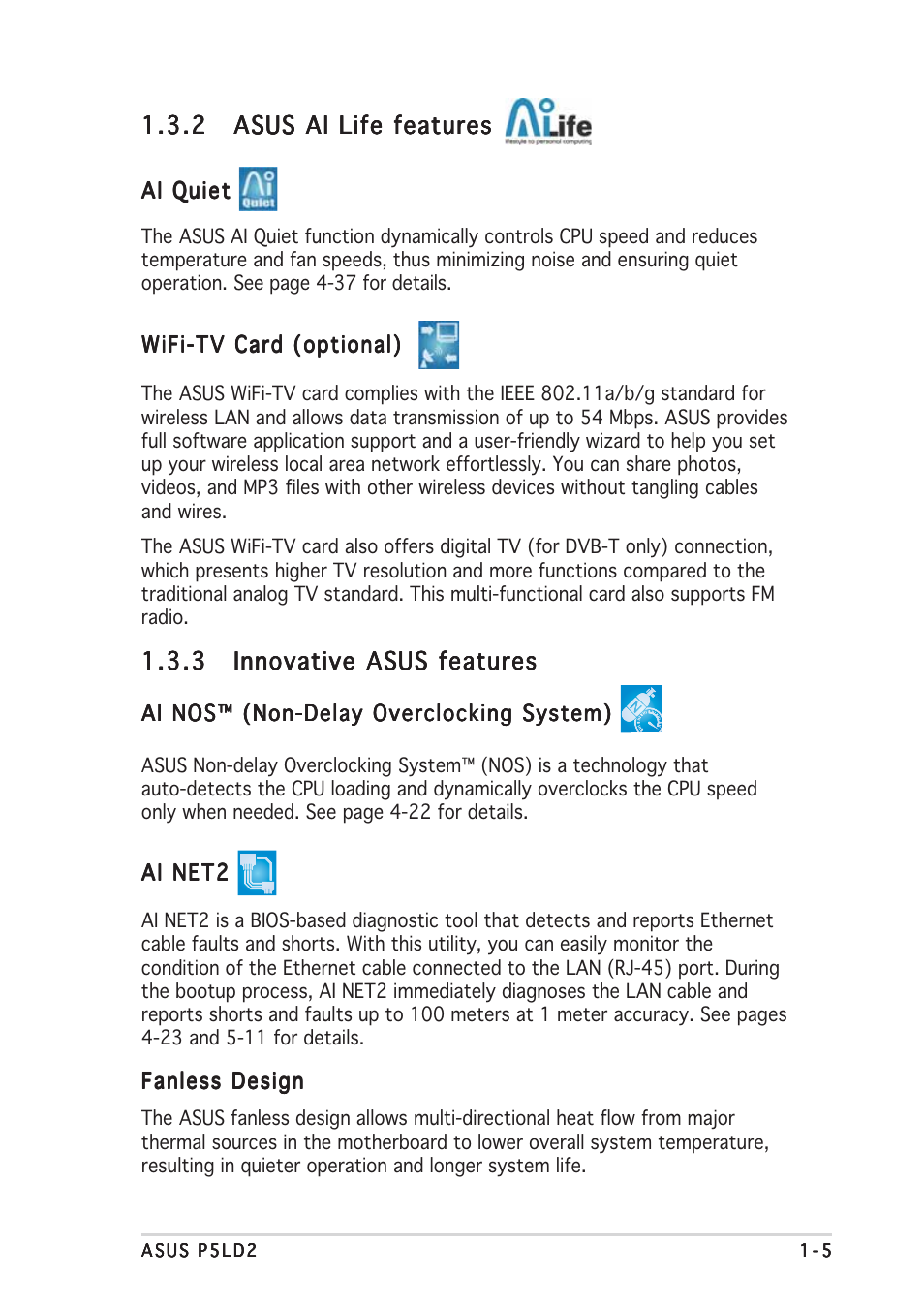 Asus P5LD2 User Manual | Page 19 / 140