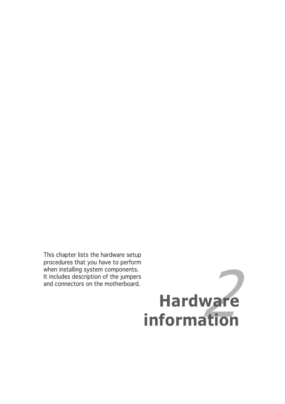 Asus P5LD2 User Manual | Page 21 / 140