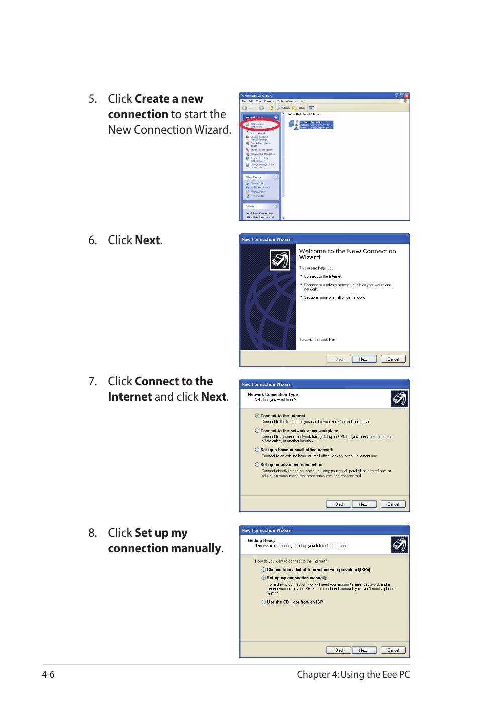 Asus Eee PC 701SD/XP User Manual | Page 46 / 80