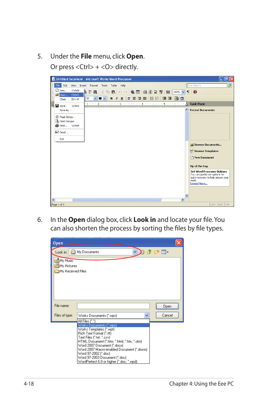Asus Eee PC 701SD/XP User Manual | Page 58 / 80