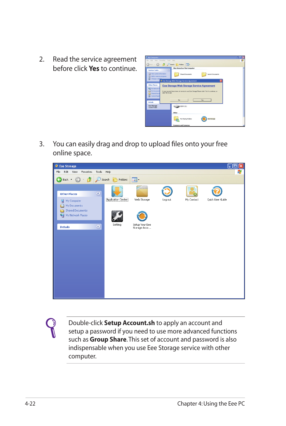 Asus Eee PC 701SD/XP User Manual | Page 62 / 80