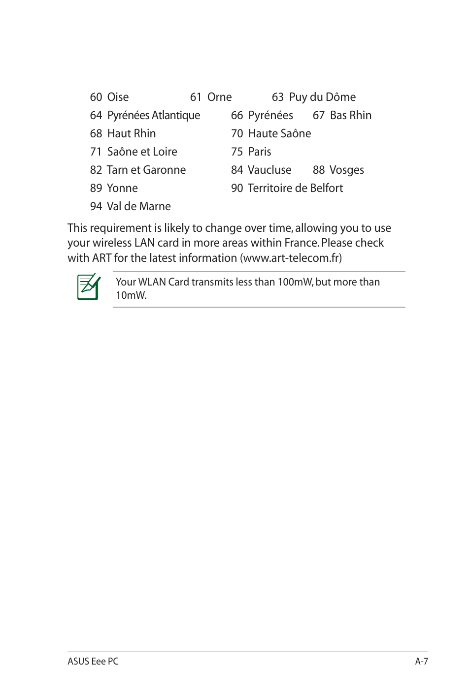 Asus Eee PC 701SD/XP User Manual | Page 75 / 80