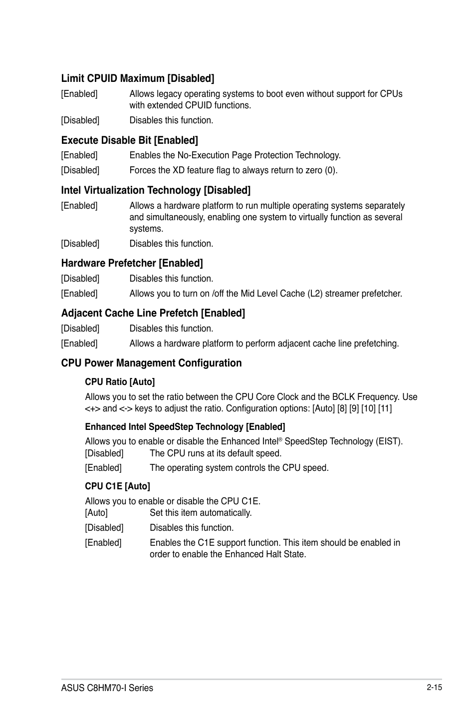 Asus C8HM70-I/HDMI User Manual | Page 41 / 62