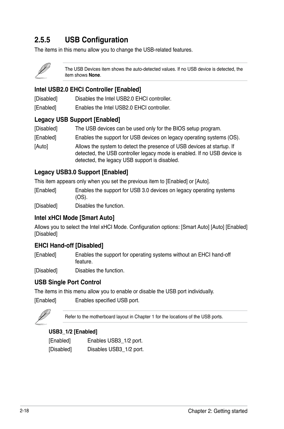 5 usb configuration | Asus C8HM70-I/HDMI User Manual | Page 44 / 62