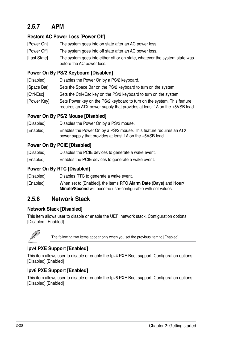7 apm, 8 network stack | Asus C8HM70-I/HDMI User Manual | Page 46 / 62
