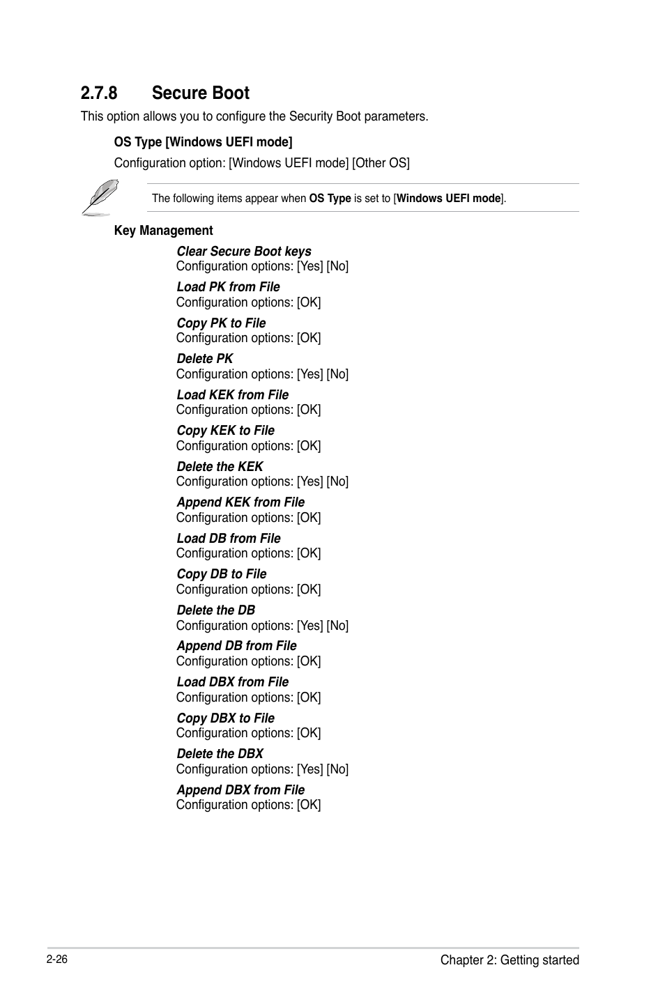 8 secure boot | Asus C8HM70-I/HDMI User Manual | Page 52 / 62