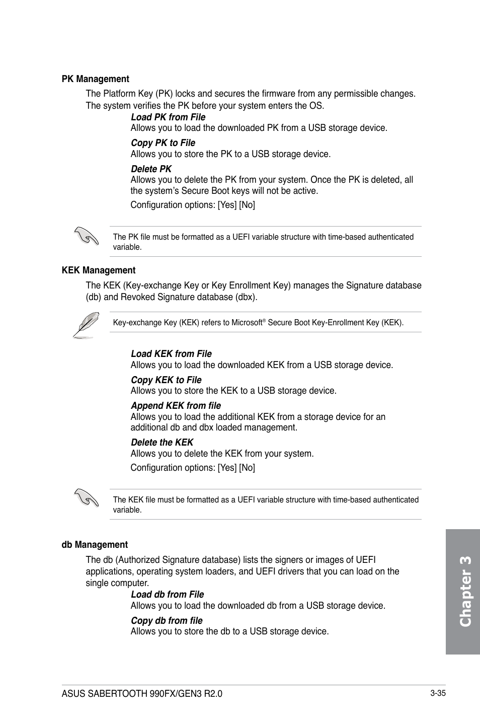 Chapter 3 | Asus SABERTOOTH 990FX/GEN3 R2.0 User Manual | Page 105 / 184