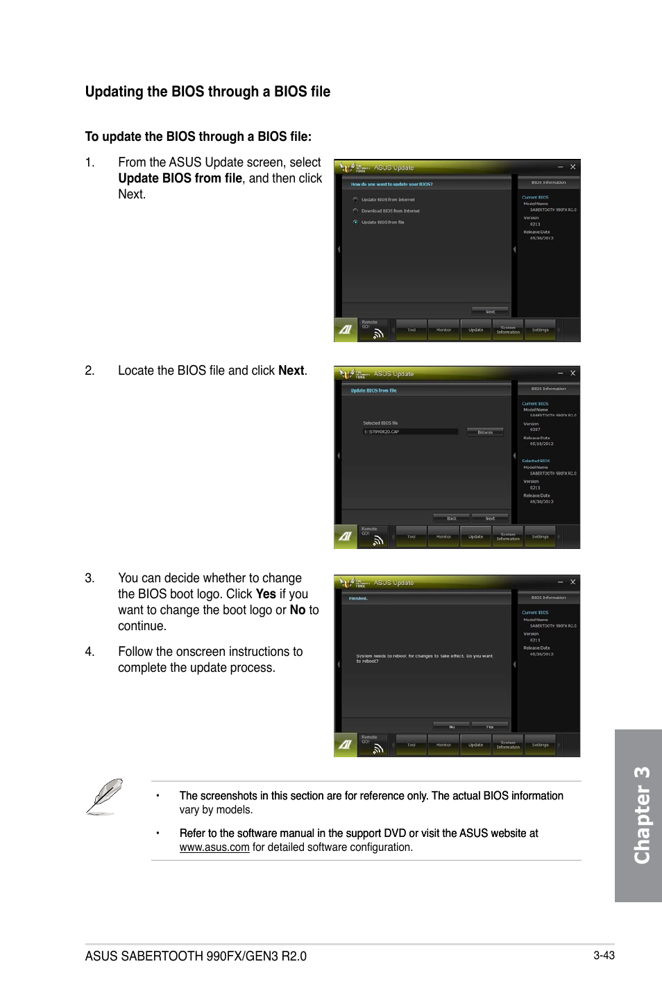 Chapter 3 | Asus SABERTOOTH 990FX/GEN3 R2.0 User Manual | Page 113 / 184