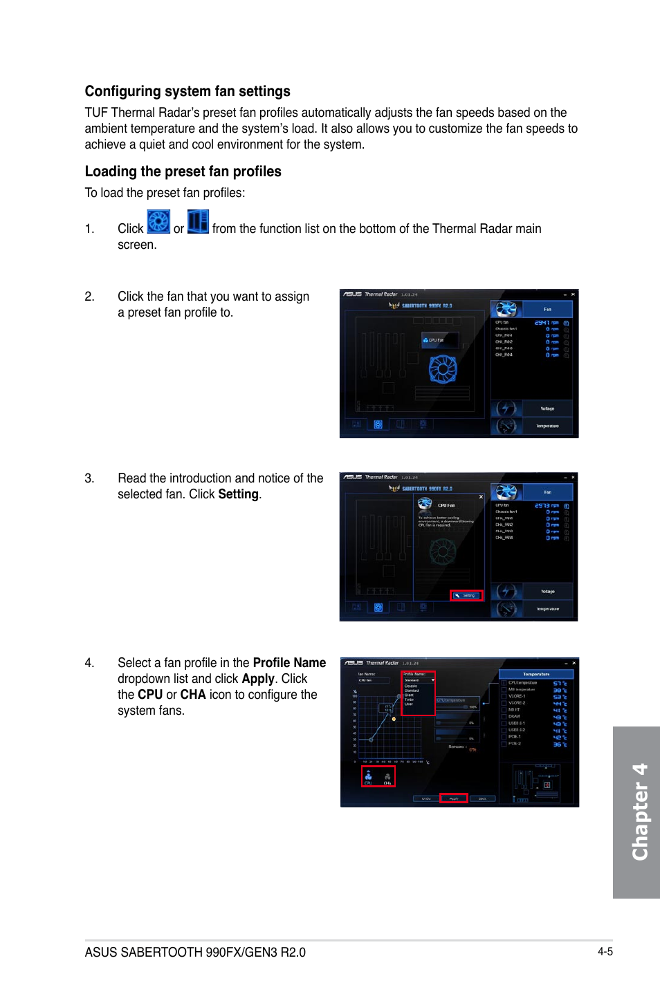 Chapter 4 | Asus SABERTOOTH 990FX/GEN3 R2.0 User Manual | Page 123 / 184